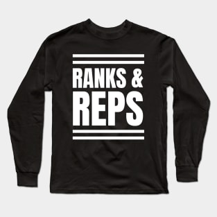 SEO Specialist's Ranks & Reps: The Ultimate Gift for SEO Experts and Managers Crushing It in the Gym Long Sleeve T-Shirt